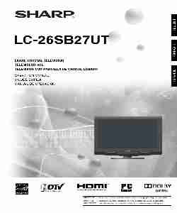 Sharp Flat Panel Television LC 26SB27UT-page_pdf